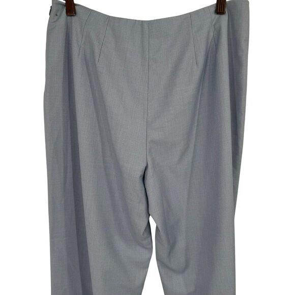 Due Per Due Womens Light Blue Dress Pants side zip lined Size 10 - Picture 12 of 12